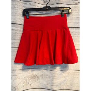 Halara Red Athletic Skort With Built-In Shorts Size XS